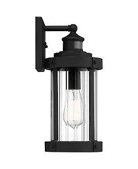 John Timberland Stan Modern Industrial Outdoor Wall Light Fixture Textured Clear Glass for Post Exterior Barn Deck House Porch Yard Patio