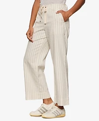 Sanctuary Petite Lily Wide-Leg Cropped Pants