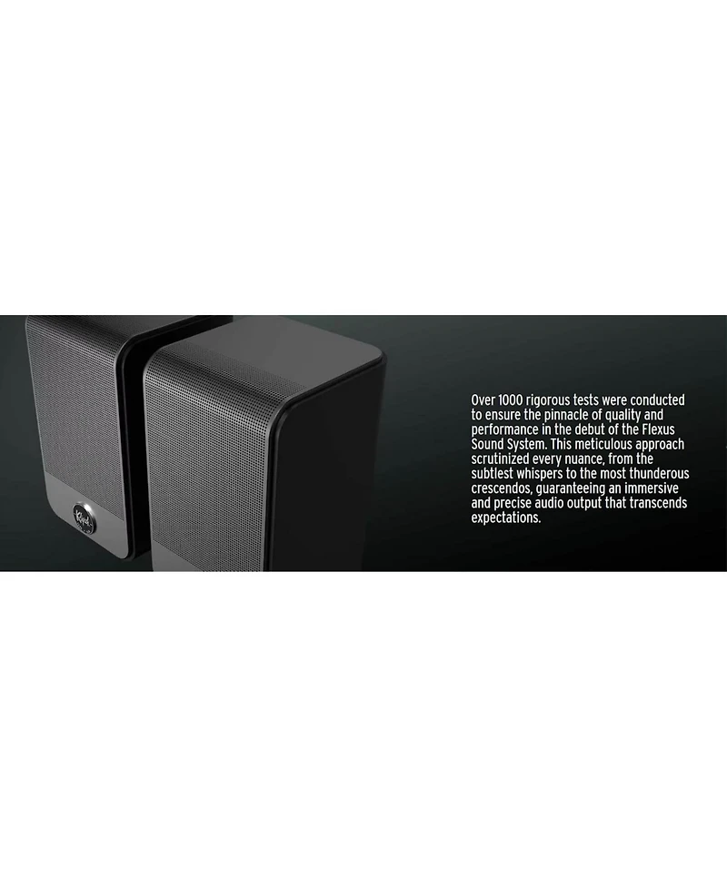 Klipsch Flexus-100-soundbar 2.1 Sound System Soundbar with 3 Year Amber Protection Plan (2024)