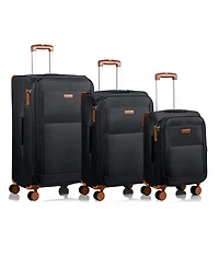 Champs Classic 3 Piece Softside Luggage Set