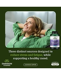 Swanson Triple Magnesium 400mg 300 Capsules Complex Supplement with Citrate, Oxide and Aspartate for Bone Health and Optimal Absorption