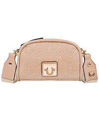 True Religion Metal Plaque Quilted Crossbody