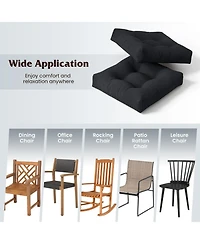 Sugift Patio Chair Seat Cushion Pads for Indoor and Outdoor