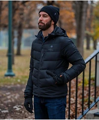 ororo Men's 4-Zone Heated Down Jacket