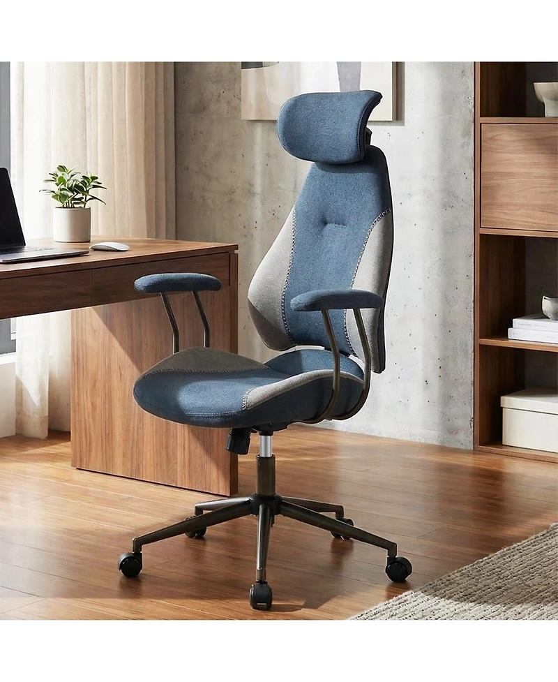 Gouun Ergonomic Office Chair with 2D Headrest and Rocking Backrest