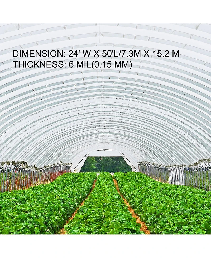 Sugift Uv Resistant Polyethylene Greenhouse Plastic Film