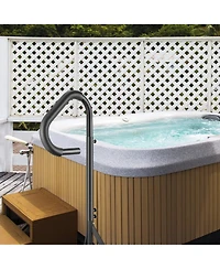 Sugift Hot Tub Handrail, 360 Rotatable, Adjustable Height for Spa and Poolside Use