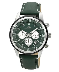 Porsamo Bleu Men's Arthur Genuine Leather Band Watch 1093DARL