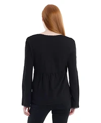 Wilt Women's Clothing V-Neck Long Sleeve Empire