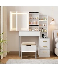Homfan Modern Makeup Vanity Desk