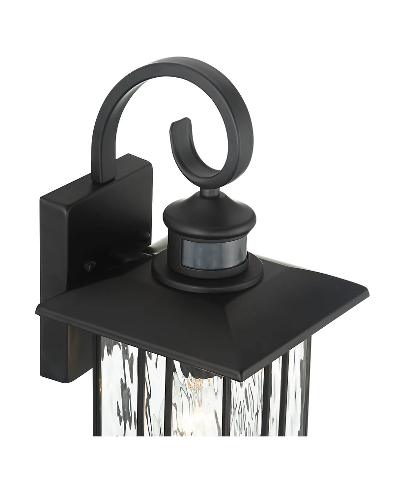 John Timberland Deaver 15 1/2" High Farmhouse Rustic Outdoor Wall Light Fixture Mount Porch House Motion Sensor