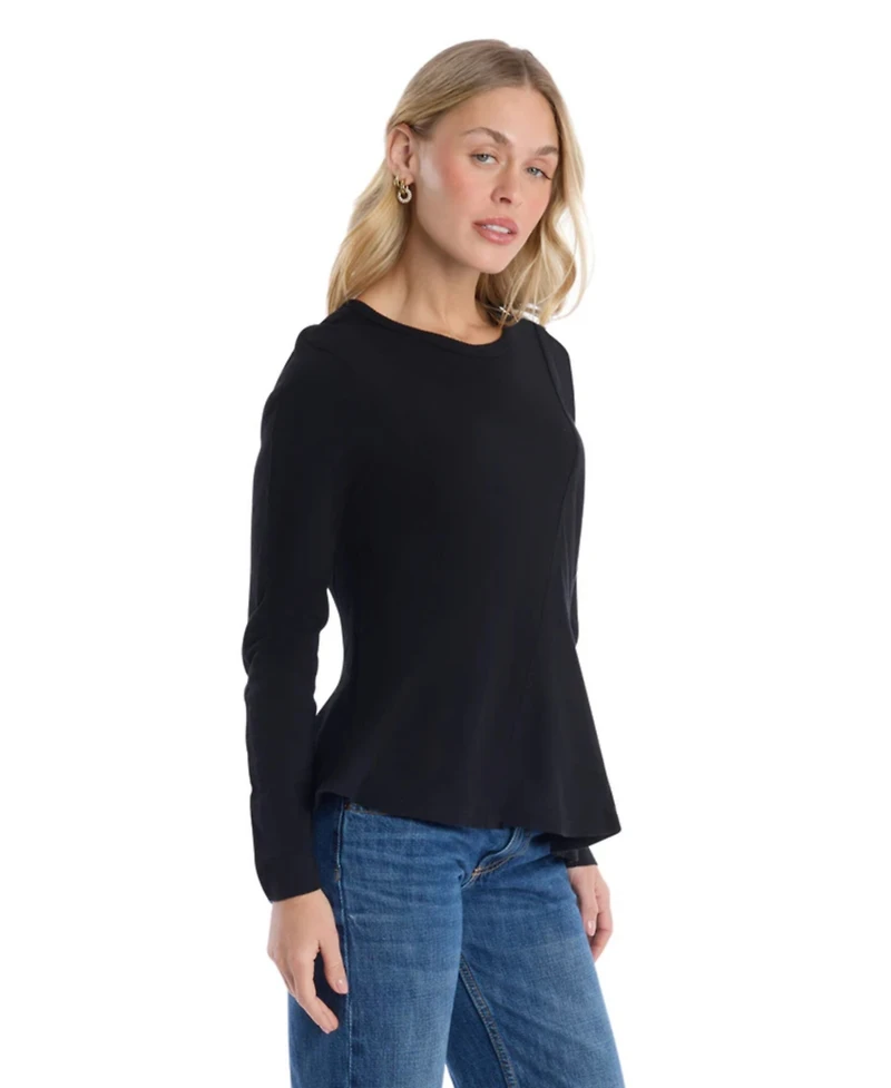 Wilt Women's Clothing Round Neck Long Sleeve Tee