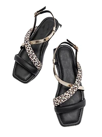 Forever & Always Shoes Women's Shoes Leamil Leather Sandal