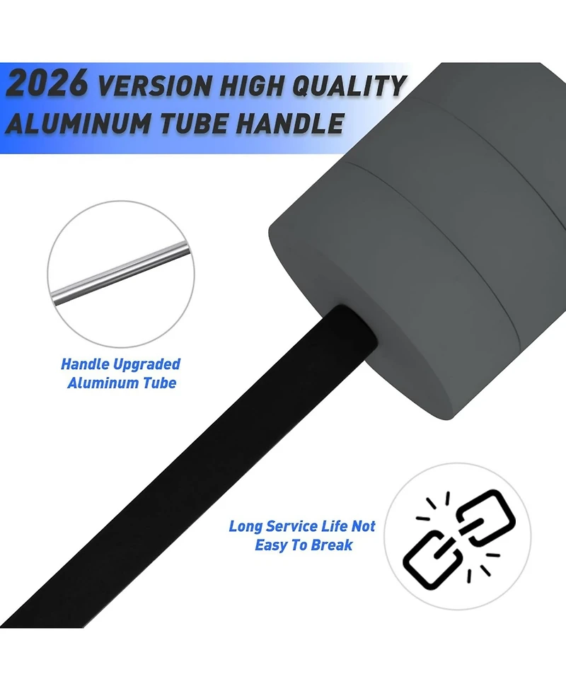 Hikeen Aquatic Exercise Eva Foam Water Dumbbells Pool Resistance Barbells, Set of 2