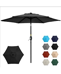 Mondawe 7.5 Ft Market Patio Umbrella with Crank & 45degree(s) Tilt (No Base)
