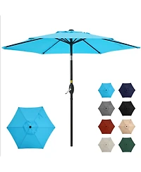 Mondawe 7.5 Ft Market Patio Umbrella with Crank & 45degree(s) Tilt (No Base)