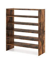 Gouun 6-Tier Stackable Shoe Rack with Anti-Tipping Device for Entryway