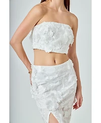 endless rose Women's Floral Embroidered Set