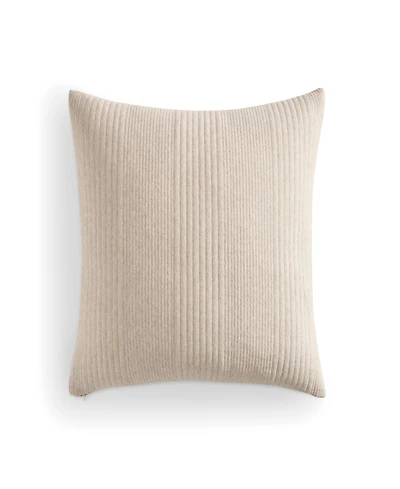 Dkny Pure Ribbed Jersey Decorative Pillow, 20"x20"