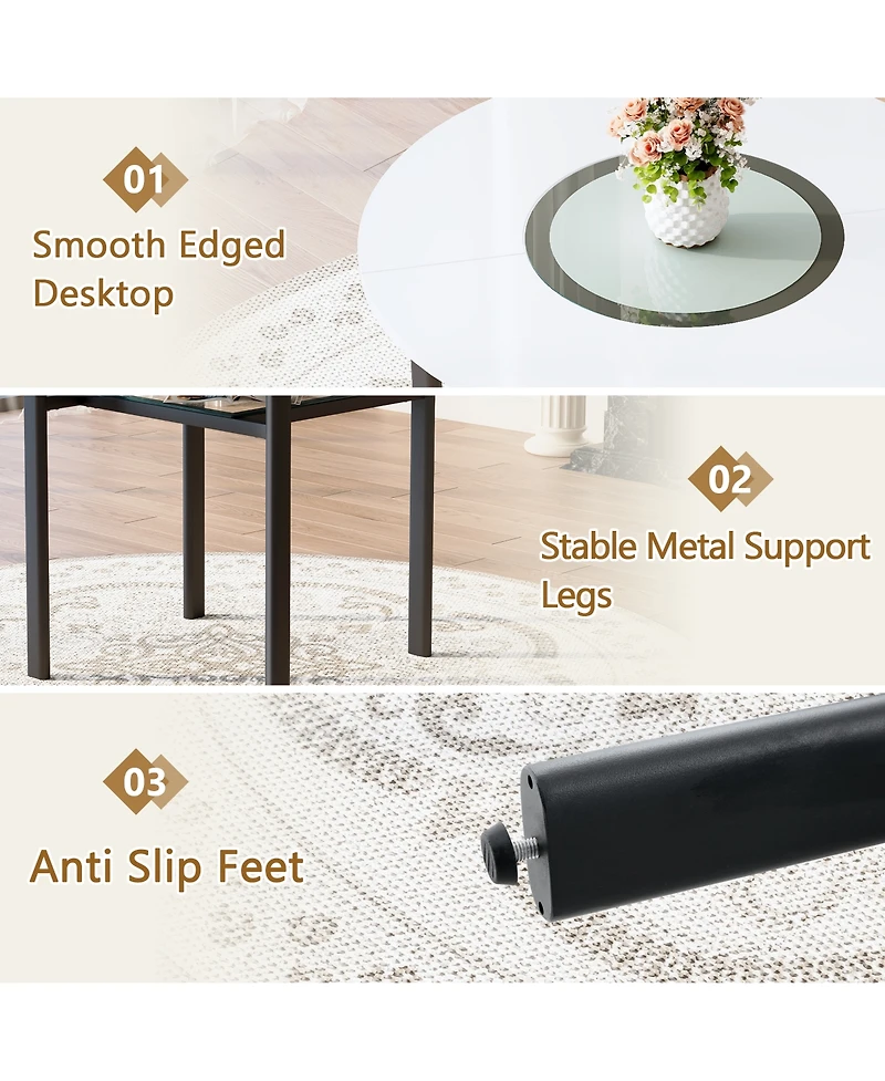 Rainsken 42'' Round Dining Table