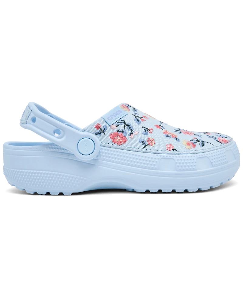 Crocs Women's Classic Crafted Floral Clogs from Finish Line