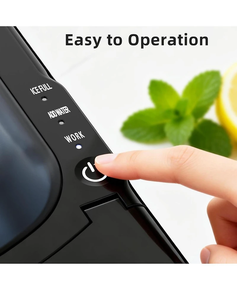 Cowsar Countertop Ice Maker, 18 lbs/24H, Self-Cleaning