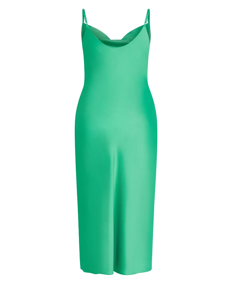City Chic Women's Sadie Satin Slip Dress
