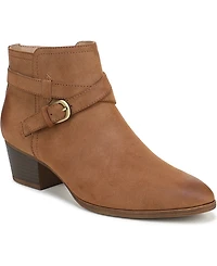 LifeStride Women's Oaklyn Zip Short Pointed Toe Booties
