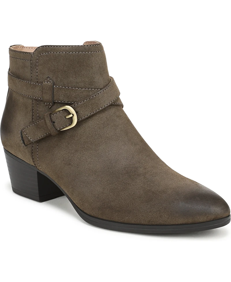 LifeStride Women's Oaklyn Zip Short Pointed Toe Booties