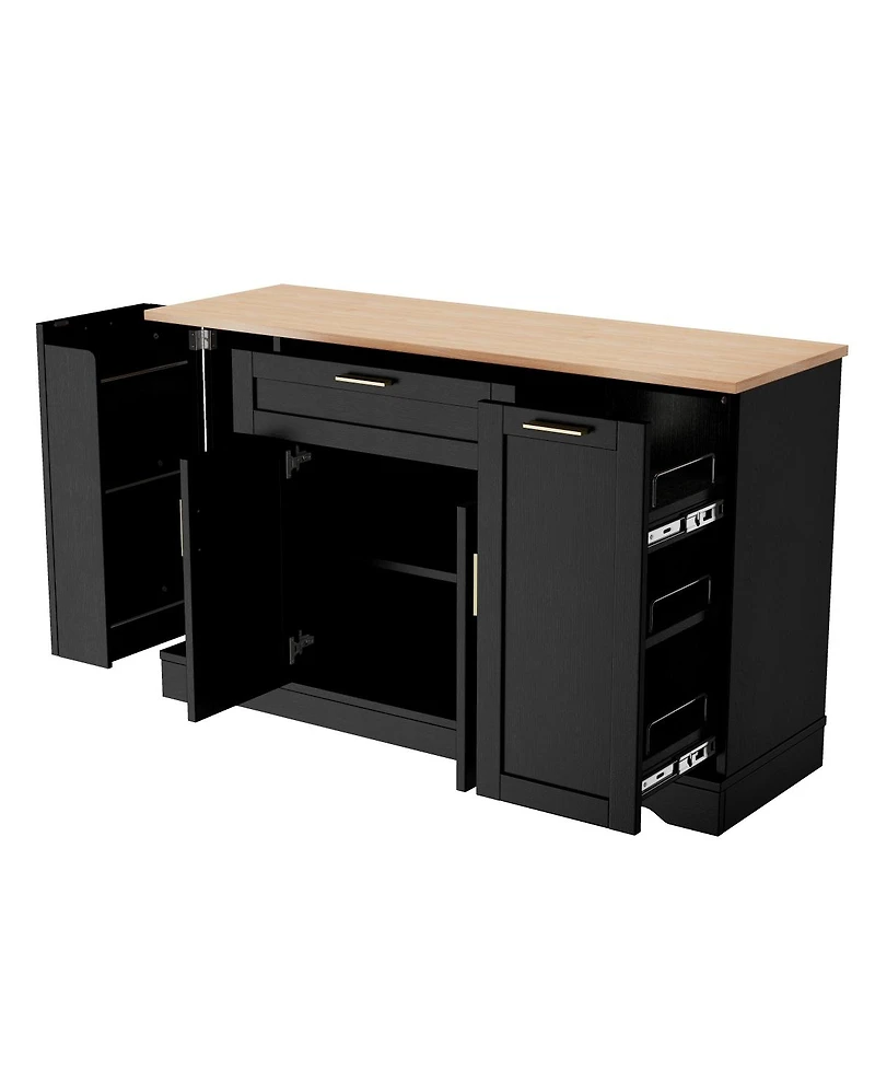 Streamdale Furniture Storage Sideboard Extendable Dining Table