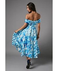 Coast Women's Off-Shoulder Floral Statement Midi Dress