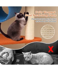 Cozito Cat Tree 70 inch Aviation Tower with Helicopter Perch