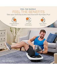 Lifepro Rumblex Plus 4D Vibration Plate Exercise Machine – Triple Motor Full Body Vibrating Plate for Weight Loss & Lymphatic Drainage