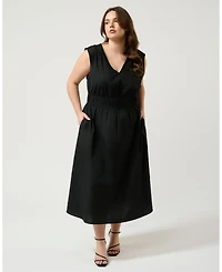 Estelle Allyssa Elasticated Midi Dress