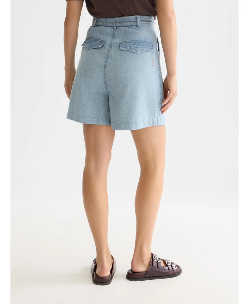 Scotch & Soda Women's and Lightweight Indigo Shorts