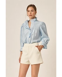 English Factory Women's Ruffle Detailed Blouse