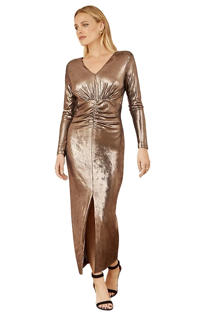 Yumi Women's Long Sleeves With Maxi Dress
