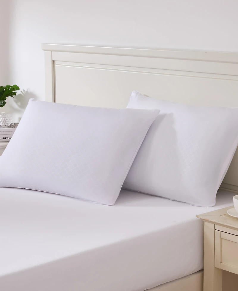 Nautica Lattice Motif 2-Pack Pillow Set, Standard/Queen