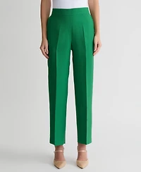 Kasper Women's Linen-Blend Pull-On Pants