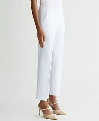 Kasper Women's Stretch Twill Cropped Pull-On Pants, Regular & Petite