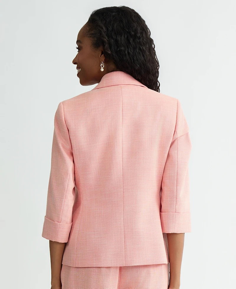 Kasper Women's 3/4-Sleeve-Cuffed Blazer