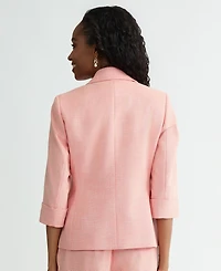 Kasper Women's 3/4-Sleeve-Cuffed Blazer