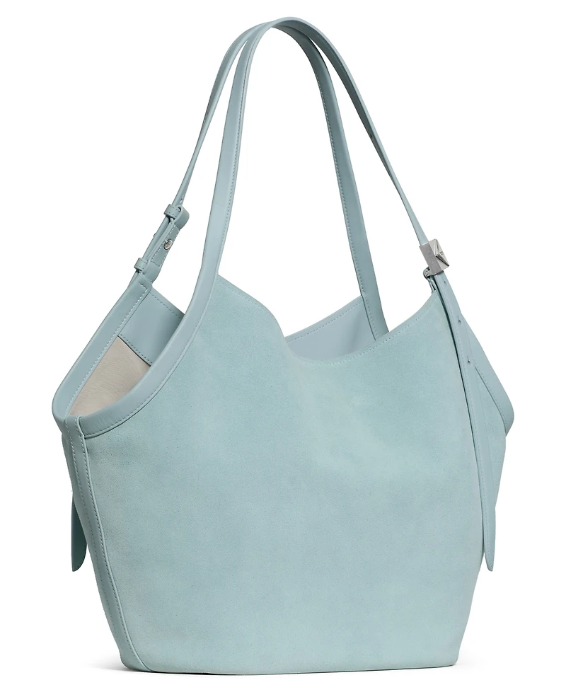 kate spade new york Deco Large Suede Tulip Tote Bag