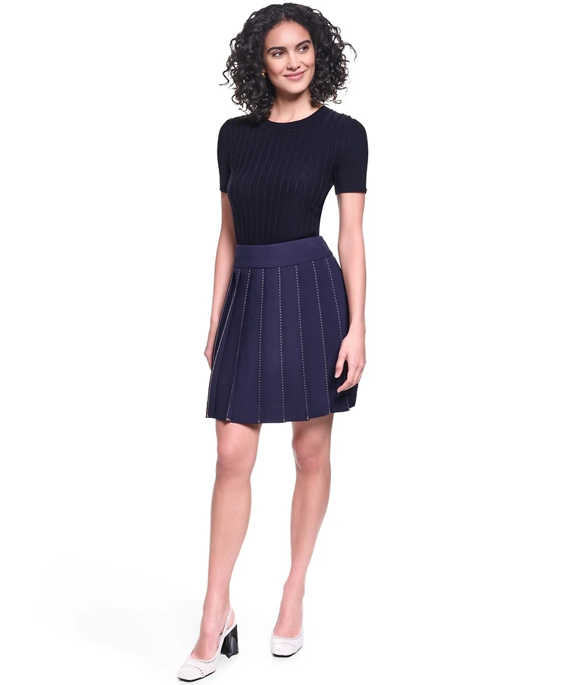 Karl Lagerfeld Paris Women's Pleated Skirt