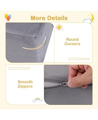 Gouun 9-Piece Foam Climb and Crawl Playset for Toddlers