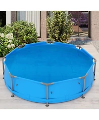 Gouun 12 ft x 30 in Above Ground Pool Set with Solar Cover