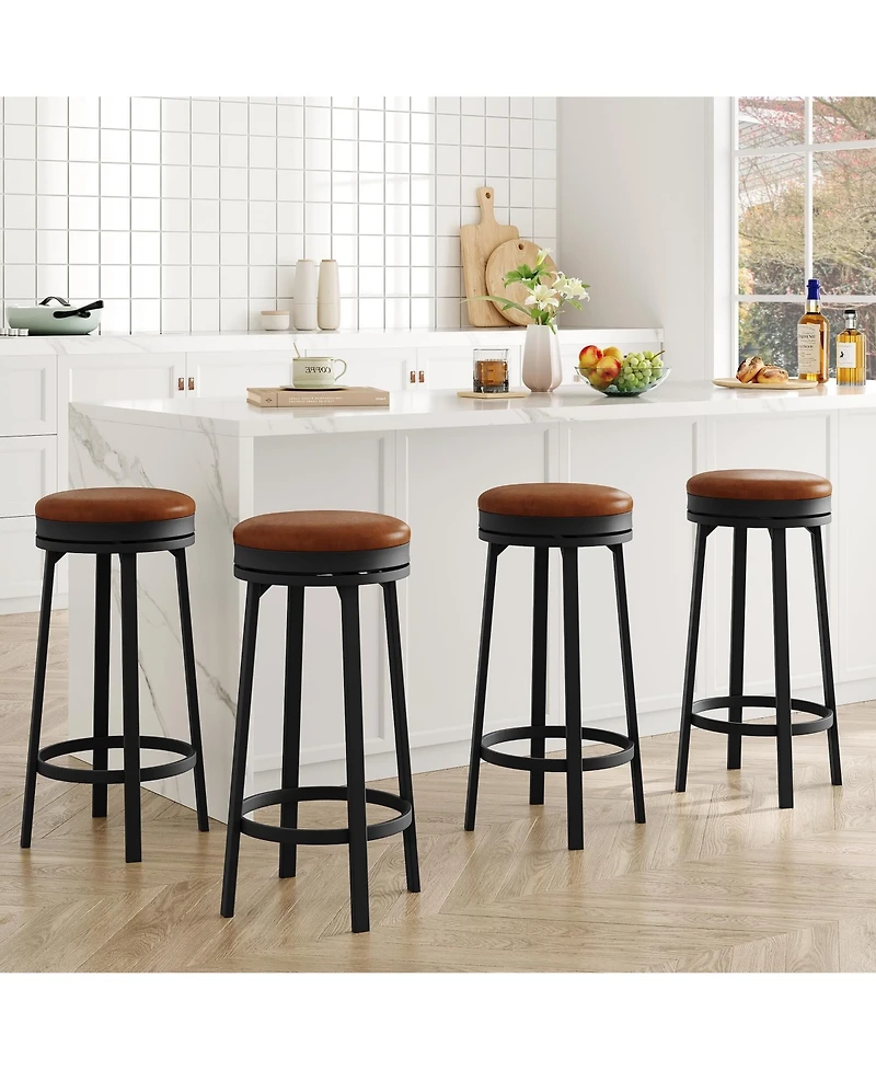gaomon 30" Swivel Bar Stools Set of 4