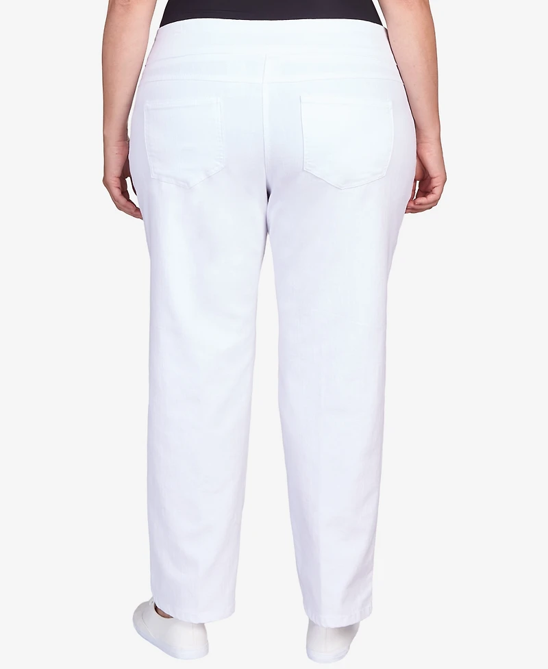 Ruby Rd. Plus Mid-Rise Pull-On Jeans