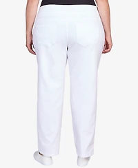 Ruby Rd. Plus Mid-Rise Pull-On Jeans