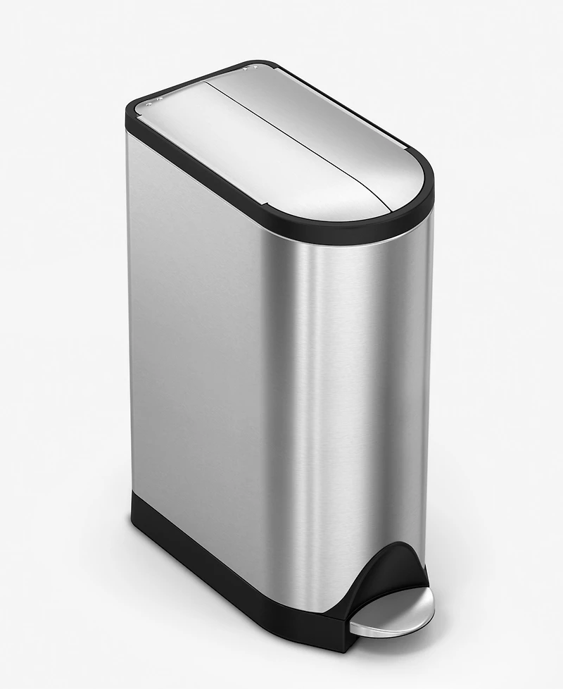 Simplehuman 18 Liter Butterfly Lid Kitchen Trash Can